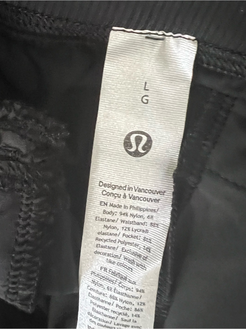 Lululemon Dance Studio Mid-Rise Relaxed Fit Cargo Pant Black NWT L - Picture 4 of 4